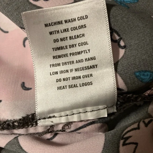 Butter-Soft Originals 3X Scrub Top Pink Elephant Print Plus Size - Picture 6 of 7